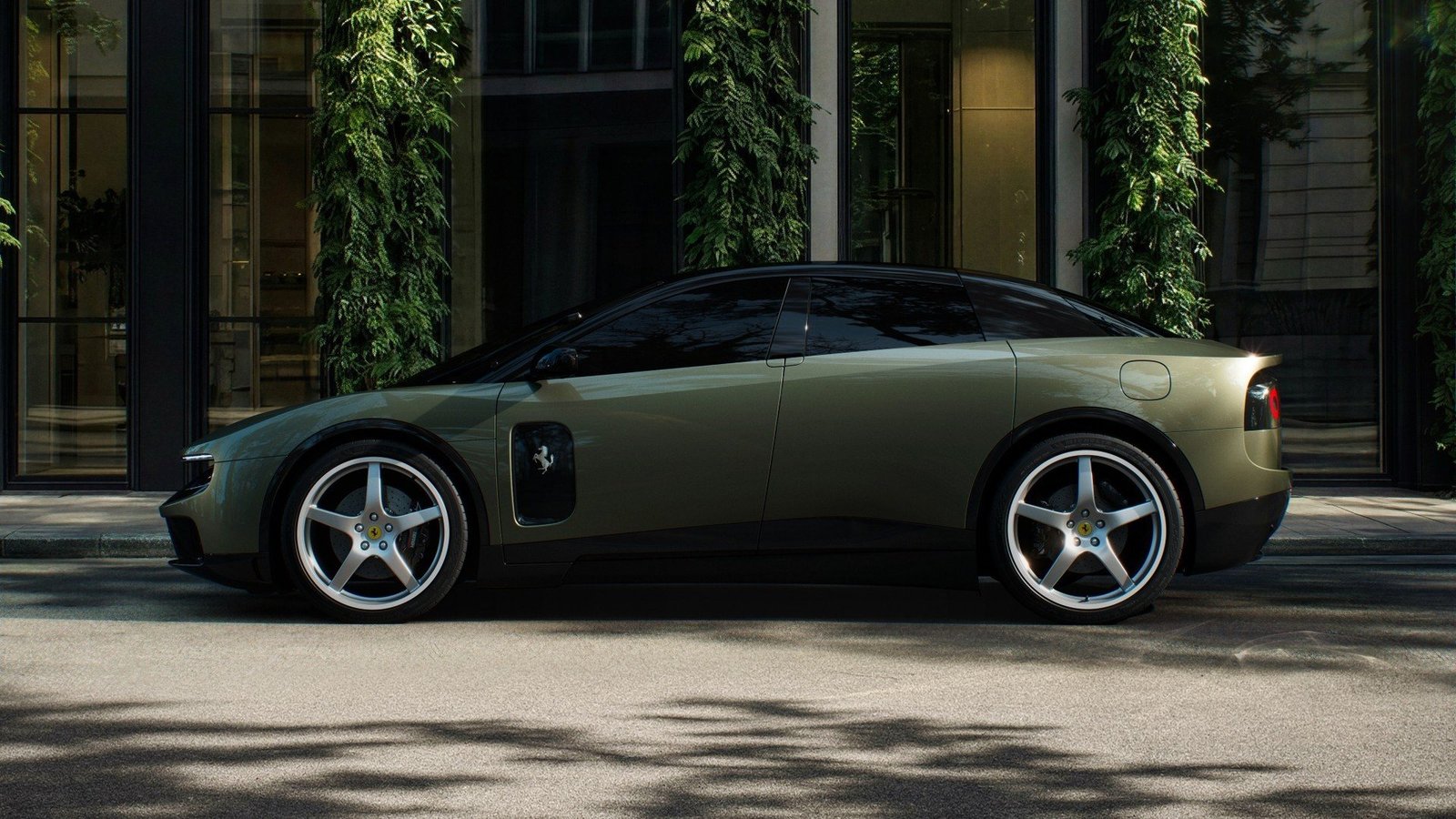 Ferrari Luce na cor Verde